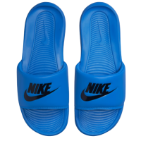 Blue Nike Victori Slides